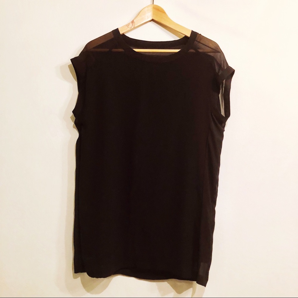 All Saints | black tunic shirt